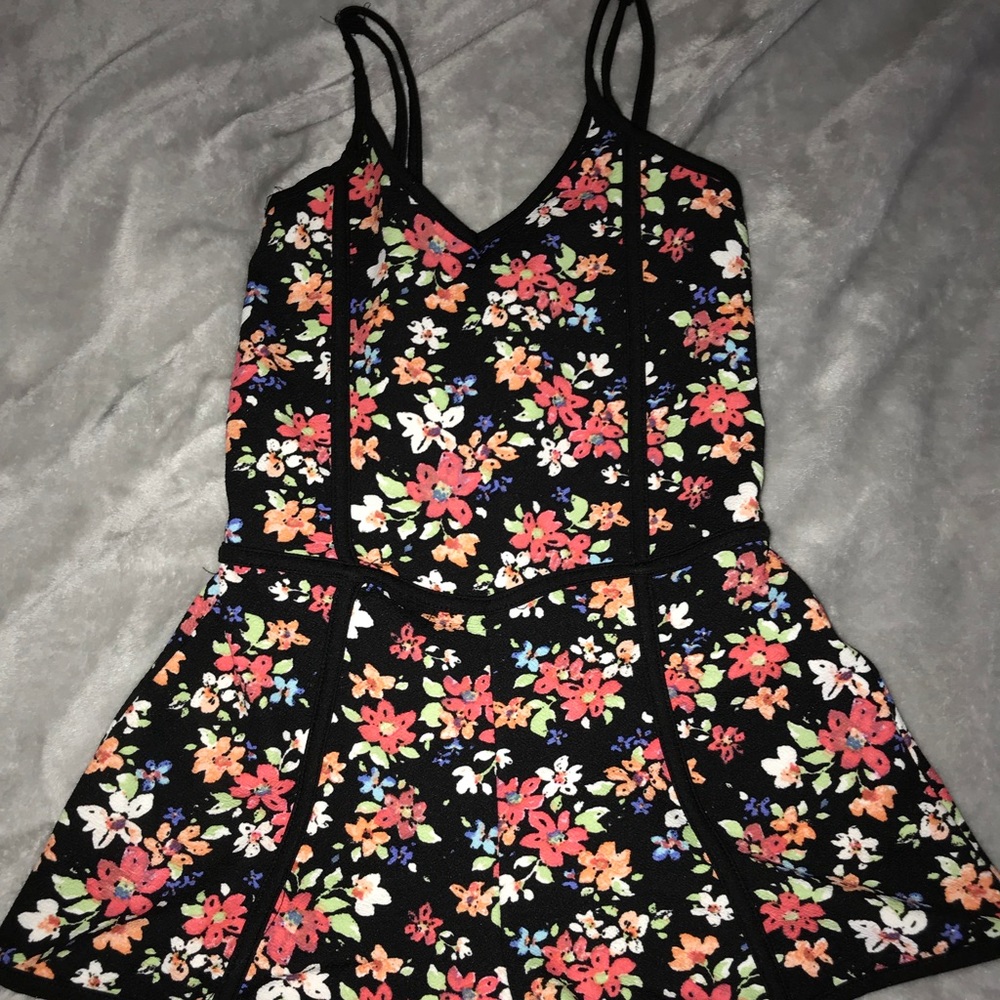 flowered romper